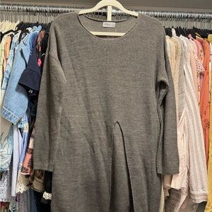 Cozy Long Crew Neck Sweater